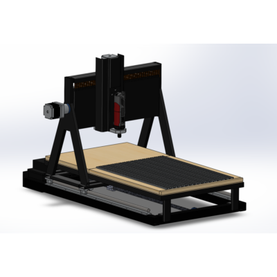 3D модель фрезерного станка с чпу , фрезерный станок с чпу №1