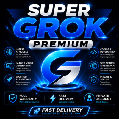 xAI Super Grok 4.5 Premium | Личный аккаунт | 1 / 6 / 12 месяцев | Гарантия