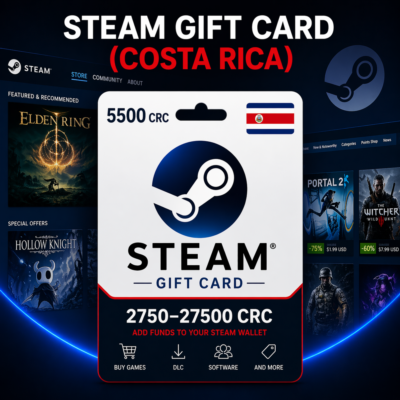 Steam Gift Card (Коста-Рика) 2750–27500 CRC | Код пополнения Steam