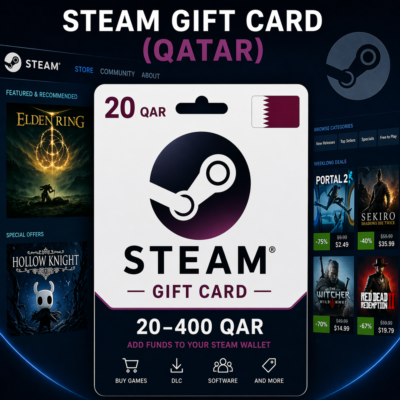 Steam Gift Card (Катар) 20–400 QAR | Код пополнения Steam