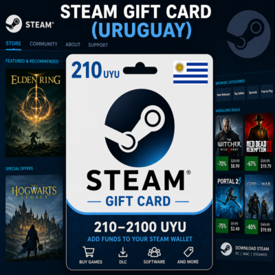 Steam Gift Card (Уругвай) 210–2100 UYU | Код пополнения Steam