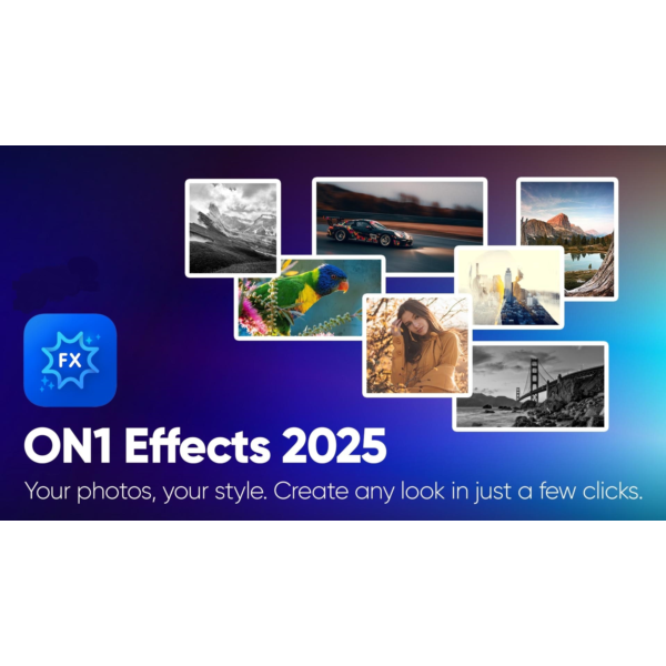 ON1 Effects 2025 | БЕССРОЧНАЯ ЛИЦЕНЗИЯ | macOS | Windows | АККАУНТ