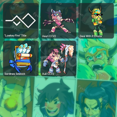 Brawlhalla | Twitch Drops / Твич Дропсы | 5 наград | Предметы
