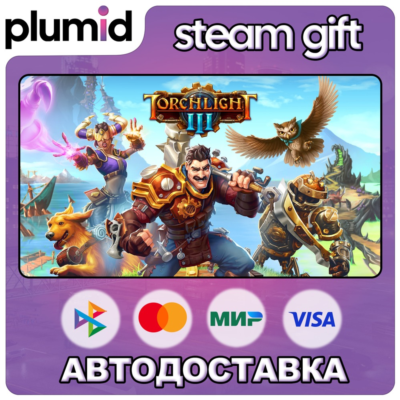 Torchlight III Steam Gift / Россия + МИР / АВТО