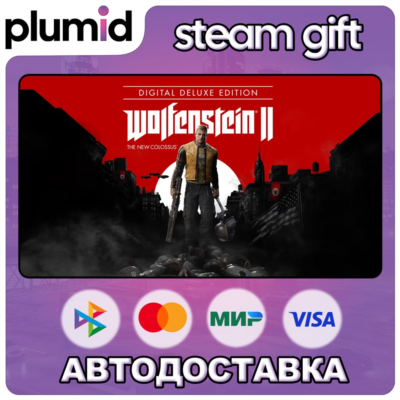 Wolfenstein II: The New Colossus Digital Deluxe Edition Steam Gift / Россия + МИР