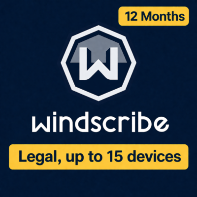 🌍Windscribe PRO【ЛЕГАЛЬНО, 15 устройств】12 месяцев