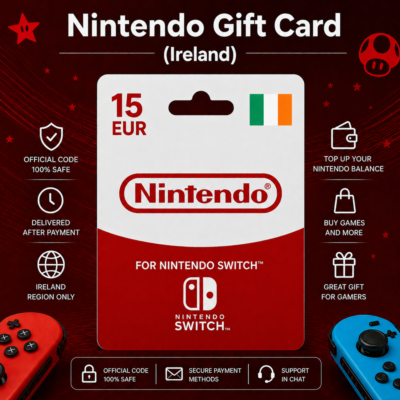 Nintendo Switch Online (Ирландия) 3–12 месяцев | Подписка Nintendo
