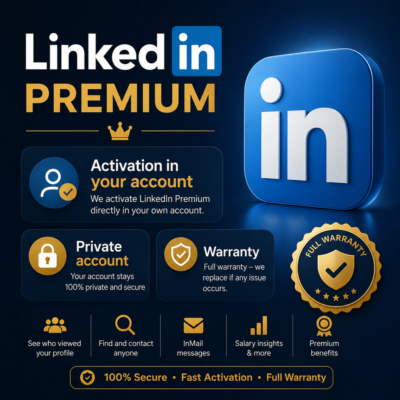 💼 LinkedIn Premium — Business / Career | Активация на вашем аккаунте | Полная гарант