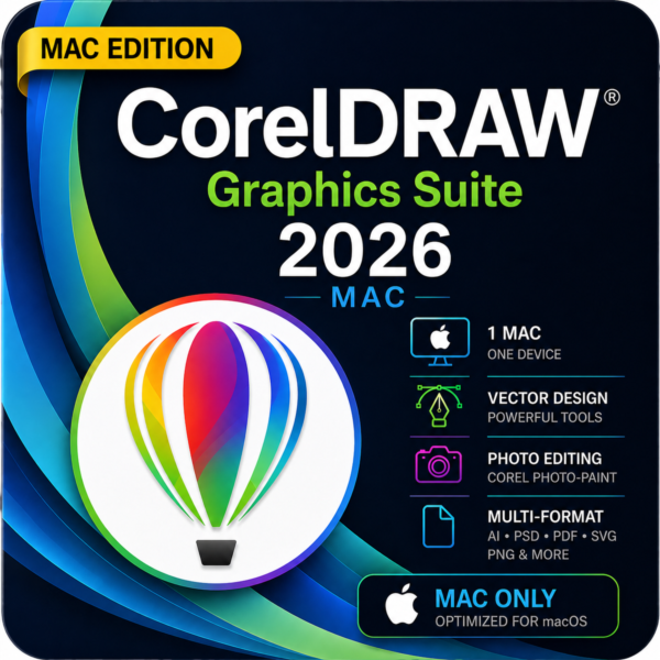 CorelDRAW Graphics Suite 2026 для Mac – Пожизненная лицензия | Полная версия