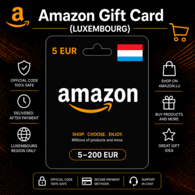 Amazon Gift Card (Люксембург) 5–200 EUR | Код пополнения Amazon