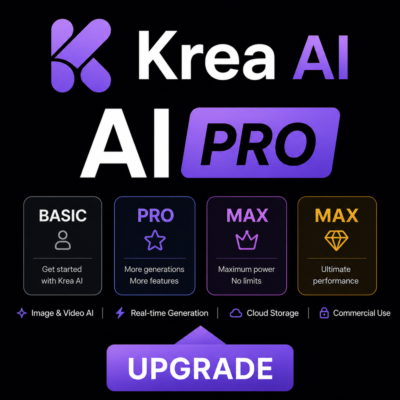 Krea AI Basic/Pro/Max 1-12M | ЛУЧШАЯ ЦЕНА, ГАРАНТИЯ