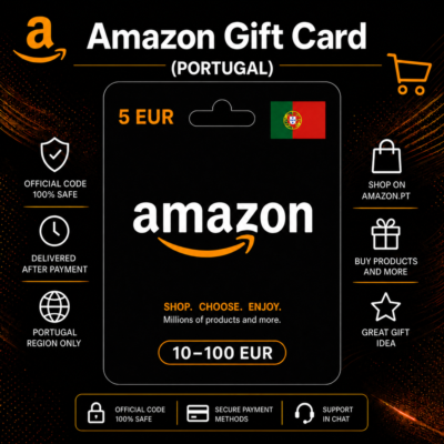Amazon Gift Card (Португалия) 10–100 EUR | Код пополнения Amazon