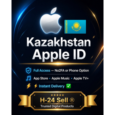 🇰🇿 Apple ID Казахстан | Выбор: No2FA или Телефон ⚡ Полный Доступ | Мгновенно ✅