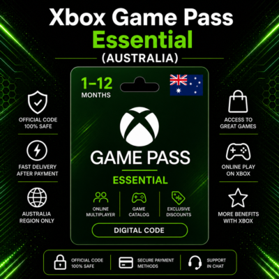Xbox Game Pass Essential (Австралия) 1–12 месяцев | Код активации Xbox