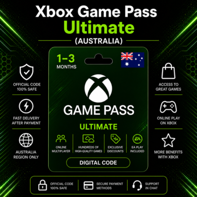 Xbox Game Pass Ultimate (Австралия) 1–3 месяца | Код активации Xbox