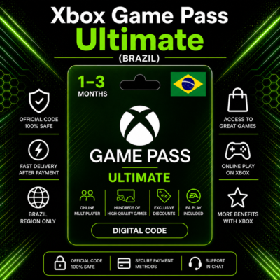 Xbox Game Pass Ultimate (Бразилия) 1–3 месяца | Код активации Xbox