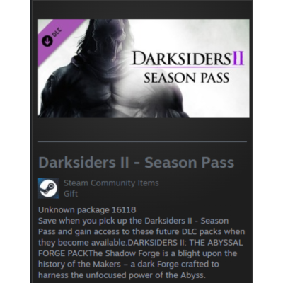 Darksiders II - Season Pass DLC STEAM Gift - Global