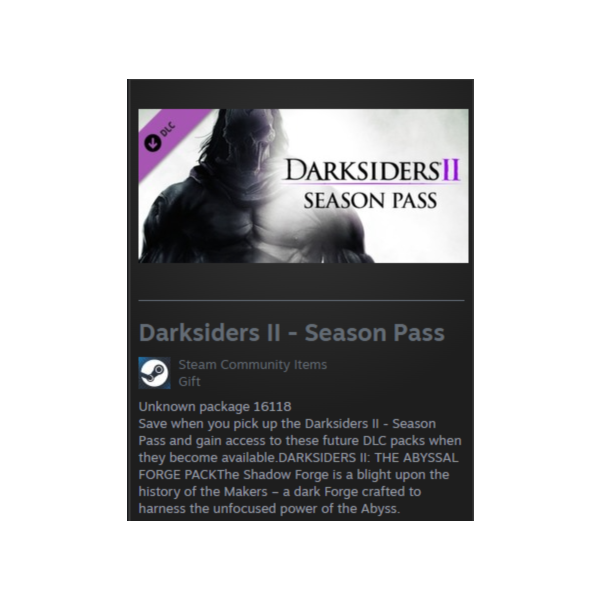 Darksiders II — Season Pass DLC STEAM Gift — Global