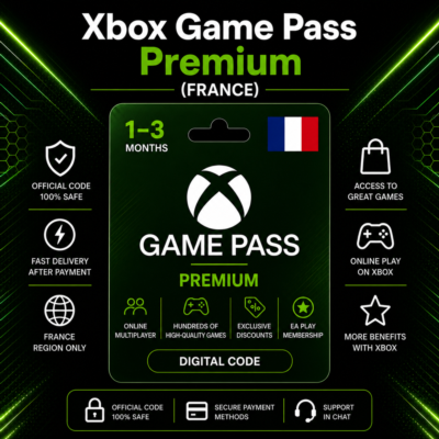 Xbox Game Pass Premium (Франция) 1–3 месяца | Код активации Xbox