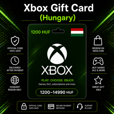 Xbox Gift Card (Венгрия) 1200–14990 HUF | Код пополнения Xbox