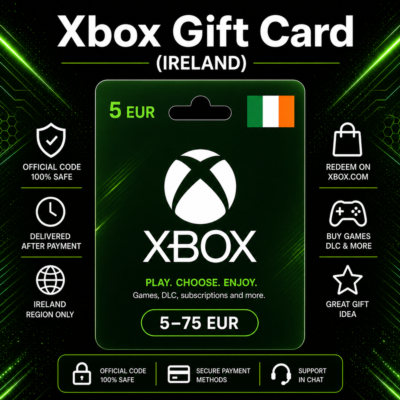 Xbox Gift Card (Ирландия) 5–75 EUR | Код пополнения Xbox