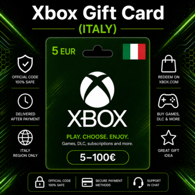 Xbox Gift Card (Италия) 5–100 EUR | Код пополнения Xbox
