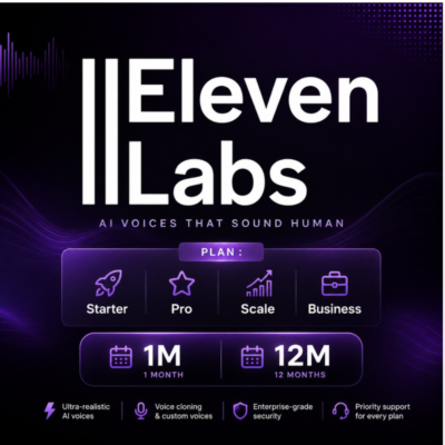 Eleven Labs — ПОДПИСКА НА ВАШ АККАУНТ | ElevenLabs