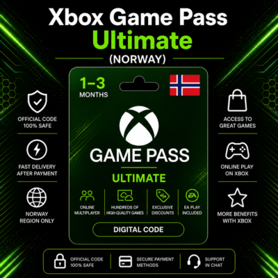 Xbox Game Pass Ultimate (Норвегия) 1–3 месяца | Код активации Xbox