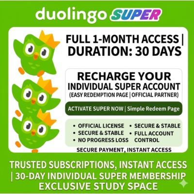 Duolingo Super асабісты месячны план на 30 дзён