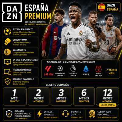 ⚽ DAZN Испания Подписка 1/3/6/12 месяца | Спорт | Гарантия ⚽