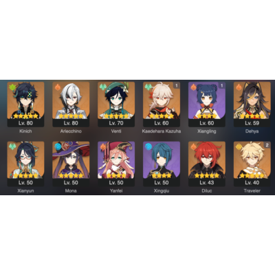 [2in1] NA GENSHIN IMPACT + Honkai: Star Rail | 49 AR | 43 CHARACTERS | 10 LEGENDARY |