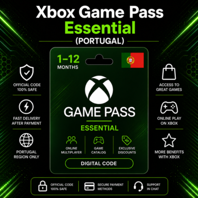 Xbox Game Pass Essential (Португалия) 1–12 месяцев | Код активации Xbox