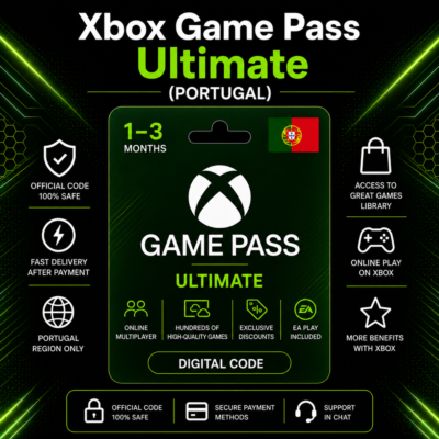 Xbox Game Pass Ultimate (Португалия) 1–3 месяца | Код активации Xbox