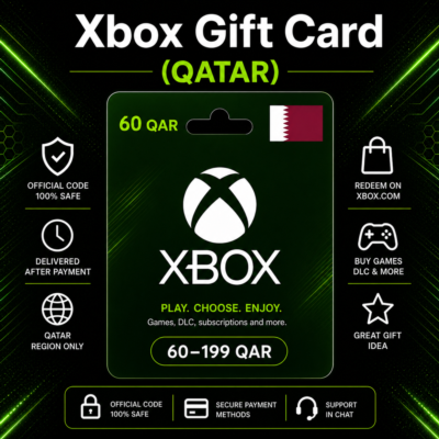 Xbox Gift Card (Катар) 60–199 QAR | Код пополнения Xbox