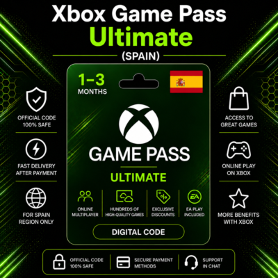 Xbox Game Pass Ultimate (Испания) 1–3 месяца | Код активации Xbox