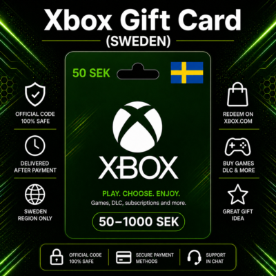 Xbox Gift Card (Швеция) 50–1000 SEK | Код пополнения Xbox