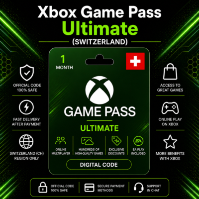 Xbox Game Pass Ultimate (Швейцария) 1 месяц | Код активации Xbox