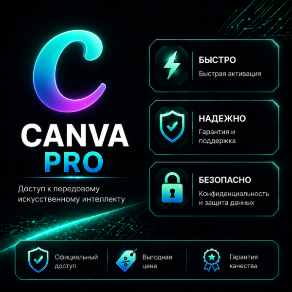 CANVA PRO ПОДПИСКА ДО 1/2/3/4/5/6/12 МЕСЯЦЕВ МОМЕНТАЛЬНАЯ ВЫДАЧА