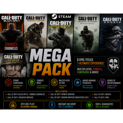 COD: Black Ops III Zombies Chronicles, IW, AW, Ghosts, WWII / Steam Оффлайн