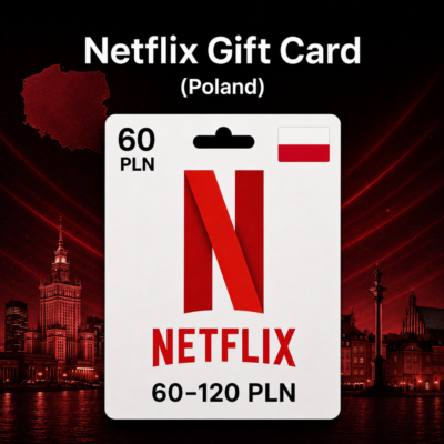 Netflix Gift Card (Польша) 60–120 PLN | Код пополнения