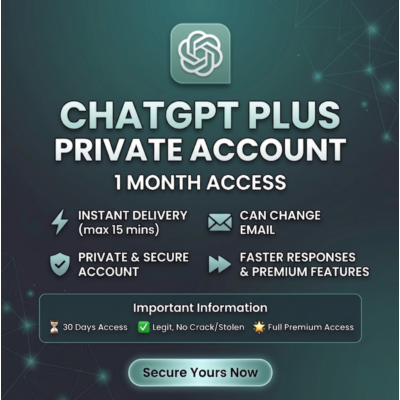 ChatGPT Plus | PRO X20 | 1 месяц | Полный доступ | Личный аккаунт | ПОДПИСКА