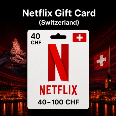 Netflix Gift Card (Швейцария) 40–100 CHF | Код пополнения