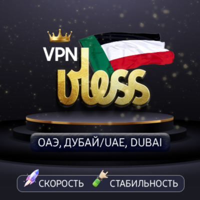 VPN Арабские Эмираты 🌍 (vless / tcp · xhttp) · 1-6m · DNS DoH⚡