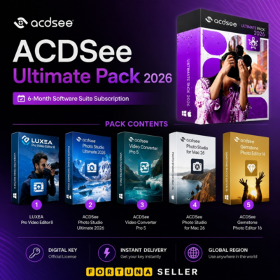 ACDSee Ultimate Pack 2026 | 6-месячная подписка на пакет программ | Ключ
