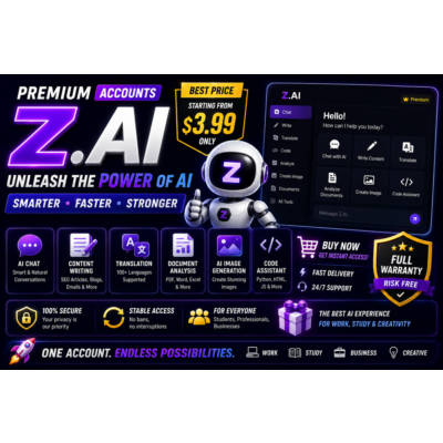 Z AI | Z.ai | Любые аккаунты | Быстрое оформление | Полная гаран