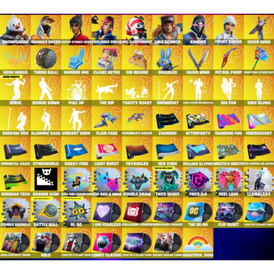 Мгновенный доступ • FN (все платформы) • 144 skins • 1350 VB • Полный доступ