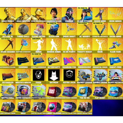 Мгновенный доступ • FN (все платформы) • 163 skins • 500 VB • Полный доступ