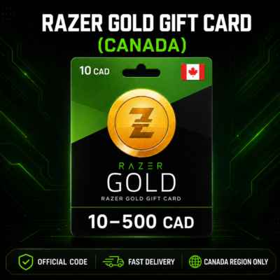 Razer Gold Gift Card (Канада) 10–500 CAD | Код пополнения