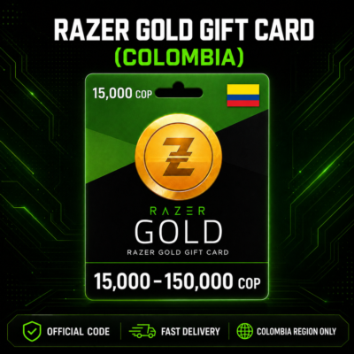 Razer Gold Gift Card (Колумбия) 15,000–150,000 COP | Код пополнения