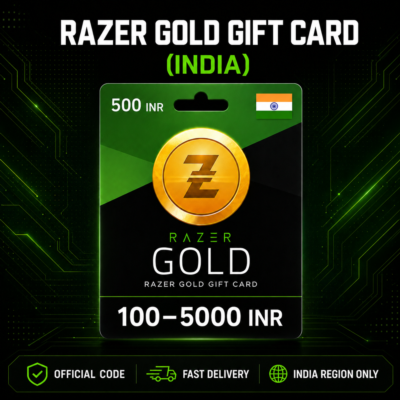 Razer Gold Gift Card (Индия) 100–5000 INR | Код пополнения